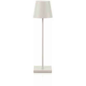 TFT Home Furniture Lampada da tavolo ricaricabile KIMA bianco