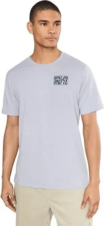 Hurley Skyline Slub Short Sleeve Mens T Shirt Light Asteroid : 2XL, Cotton/Polyester