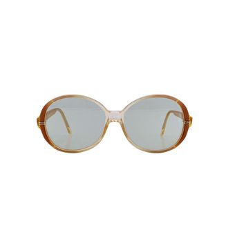 Balenciaga Pre-owned Womens Vintage Plastic Sunglasses - Beige - One Size