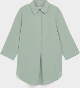 Contemporaine Womens Flowy Tunic Top blouse