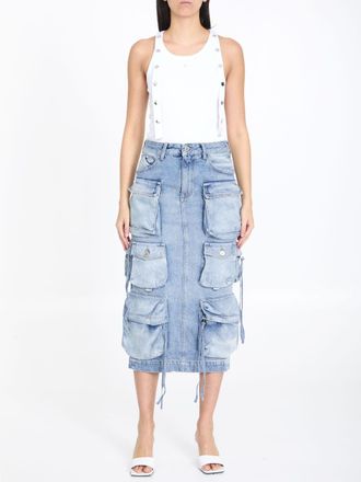 The Attico Cargo Midi Rok