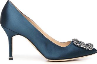 Manolo Blahnik Hangisi Satin Pumps