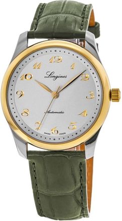 Longines Master Collection Automatic 40mm Silver Dial Leather Strap Mens Watch L2.793.5.72.2