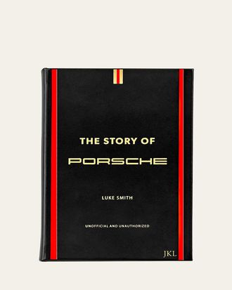 Graphic Image The Story of Porsche Leather Bound Book by Luke Smith