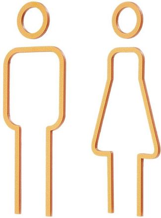 OEM Dailygoods - Cartelli Di Identificazione Per Servizi Igienici Per Uomini E Donne