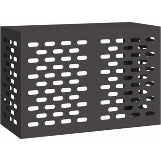 vidaXL Funda Para Aire Acondicionado Negro 90 X 40 X 60 Cm Acero Vidaxl