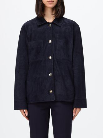 Max Mara S Max Mara Abisso Suede Lambskin Shirt Jacket