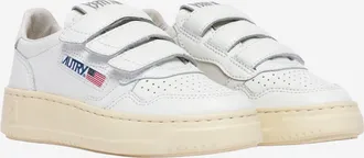 Autry Boys Sneakers Medalist White Leather Trainers