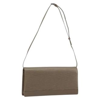 Louis Vuitton Pre-owned Shoulder Bags, female, Gray, Size: ONE SIZE Pre-owned Shoulder Bag