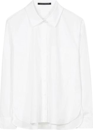 Luisa Cerano Shirt Blouse - Dames - Overhemden - Wit - M - Katoen - Overhemden
