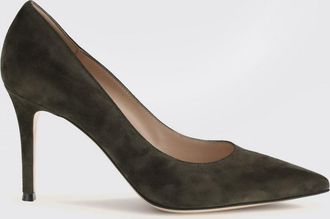 Gianvito Rossi D&eacute;collet&eacute; Gianvito in pelle scamosciata con tacco a spillo