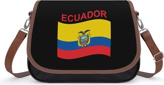 Generic Flag of Ecuador Fashion Womens Crossbody Bags Novelty Handbag Shoulder Bag Purse