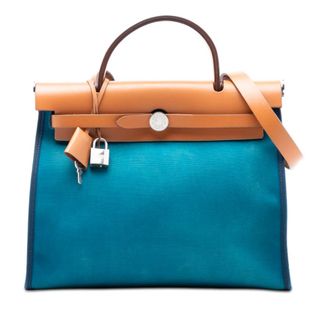 Herm&egrave;s Pre-owned Hermes Toile Herbag Zip 31 Ladies [Q]