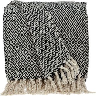 Parkland Collection Sasha Casual Beige 52 x 67 Woven Handloom Throw at Nordstrom Rack
