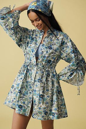 Alemais Pam Long-Sleeve Mini Dress