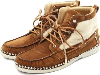 Christian Louboutin Stivali con borchie anni 2000 - Marrone