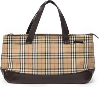 Burberry Rectangular Zip Tote Schoudertas