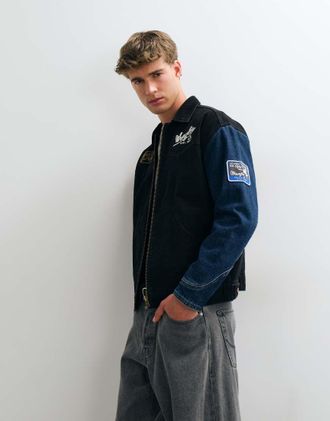 Wrangler giacca Trail Rider in denim blu