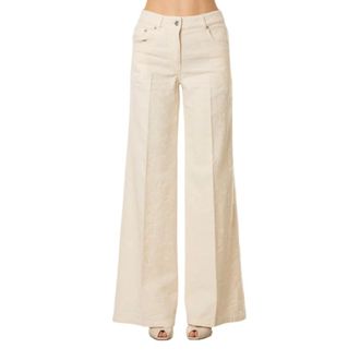 True Royal Pantalone ampio - - Trousers - Donna - Beige - S