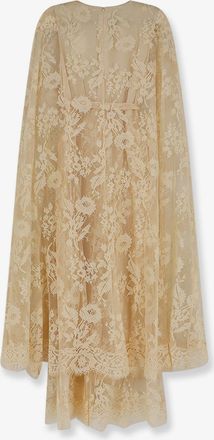 Zimmermann Womens Maxi Dress Valiant Lace Beige Polyamide