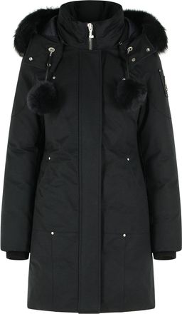 Moose Knuckles Stirling Original Black Cotton Blend Parka