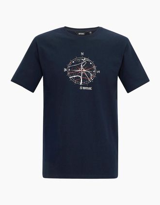 Regatta Mens Regatta Mens Cline IX Compass T-Shirt - Navy - Size: 38