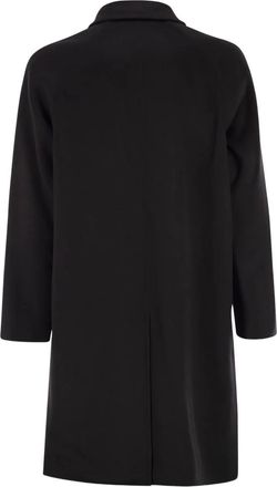 Palt&ograve; Cappotto monopetto - Nero