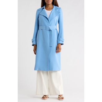 Theory Oaklane Sport Trench Coat in Wild Blue at Nordstrom Rack, Size Petite