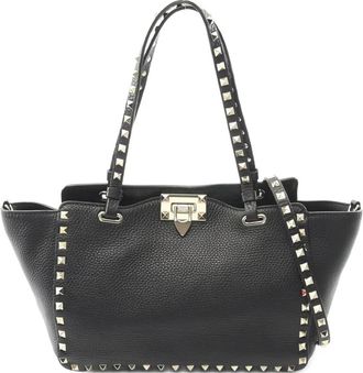 Valentino Garavani Borsa a spalla Rockstud anni 2010 - Nero