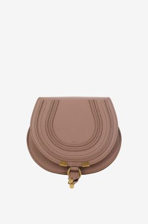Chlo&eacute; Schultertasche aus genarbtem Leder Marcie Small