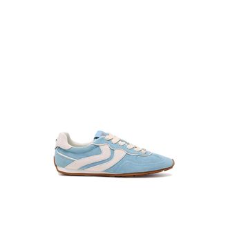 Steve Madden Womens Suede Abbi 436 Sneakers - Blue - Size UK 4