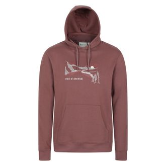 Mountain Warehouse Heren Spirit Of Adventure Hoodie (Bruin)