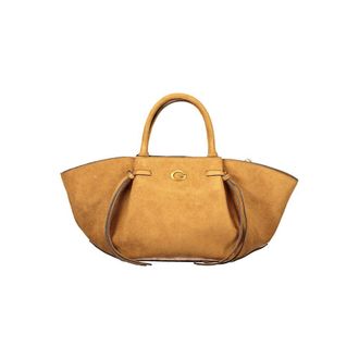 Guess Brown Polyester Womens Bag with Adjustable Shoulder Womens Strap