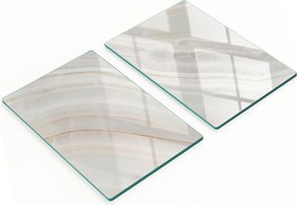 OEM Taglieri Da Cucina In Vetro Con Grafica Effetto Marmo, 2x40x52 Cm