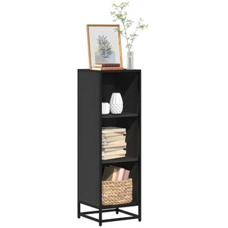 vidaXL Libreria Nera 33,5x33x107,5 cm in Legno Multistrato - Vidaxl
