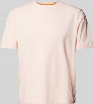 Boss Orange by Hugo Boss BOSS Orange T-Shirt mit Label-Print Modell TCHUP in Rosa, Größe XXL