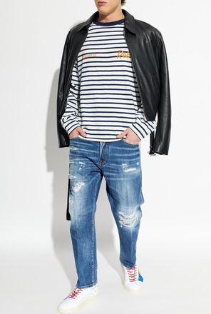 Dsquared2 Long-sleeve T-shirt, Mens, Navy Blue