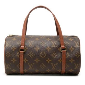 Louis Vuitton Pre-owned Papillon 26 - Dames - Pre-owned - Bruin - Maat: ONE Size Leer