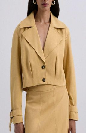 Scalpers Mustill Jacket in Mustard at Nordstrom, Size X-Large Eu