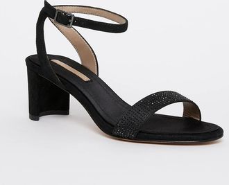 Pelle Moda Womens Moira Low Heel In Black Satin