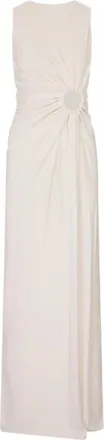 Sportmax Kleedjes, Dames, Wit, M, Saletta Jurk