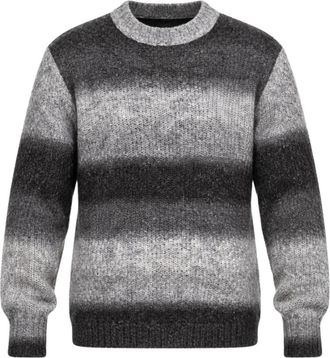Daniele Alessandrini Da 127M034 9001 Jersey de cuello redondo - Knitwear - Hombre - Gris - M