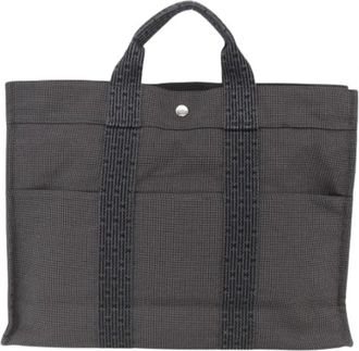 Herm&egrave;s Pre-owned Fourre-tout Herline - Dames - Vintage Shopper - Grijs - ONE Size - Vintage