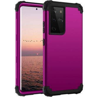 OEM Funda Para Samsung Galaxy S21 Ultra: Material H&iacute;brido De Alta Resistencia, Robusto Y Duradero, A Prueba De Golpes, Compatible Con Carga Inal&aacute;mbrica, P