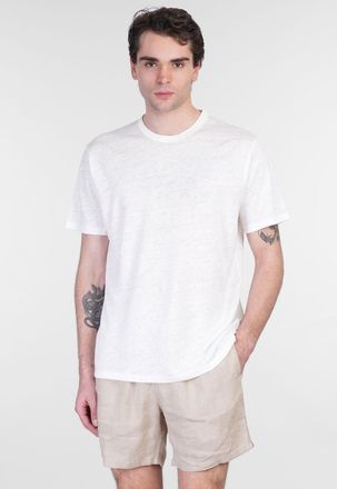 MC2 Saint Barth Ecstasea N T-shirt In White Linen