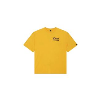Deus T-Shirts, male, Yellow, Size: XL Canggu Sign Tee