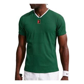 Nike Court Slam Dri-FIT ADV T-Shirt Gorge Green White IB1012-341