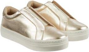L.k. Bennett Joy Metallic Leather Sneaker in Gold at Nordstrom Rack, Size 8Us / 39Eu