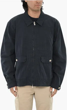 Woolrich Lightweight Cotton Overshirt With Zip Closure size 3xl