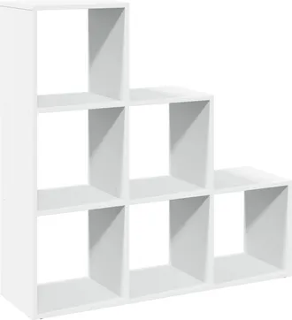 vidaXL Libreria Divisorio 3 Ripiani Bianca 99x29x99 Cm In Truciolato - Vidaxl